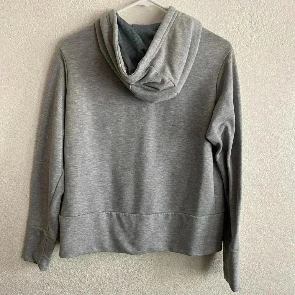 Nike Women's Dry Fleece Full Zip Hoodie Grey/Pink M